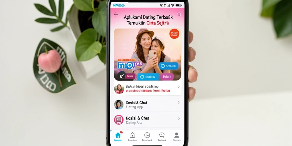 Tampilan antarmuka MPO666 yang modern dan user-friendly untuk pencari cinta.