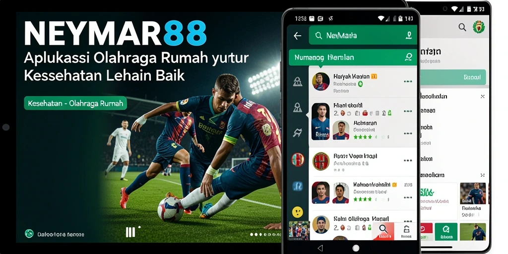 Tampilan antarmuka aplikasi NEYMAR88 yang ramah pengguna dan menarik.