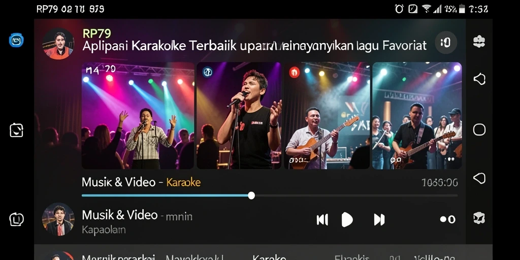 Screenshot aplikasi RP79 menampilkan antarmuka pengguna yang ramah dan mudah digunakan.